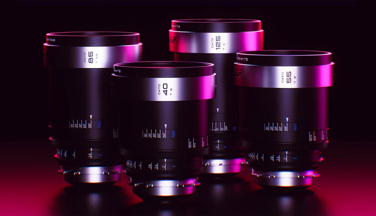 BLAZAR CATO Lens Series Released - Four Focal Lengths with 2x Anamorphic Squeeze