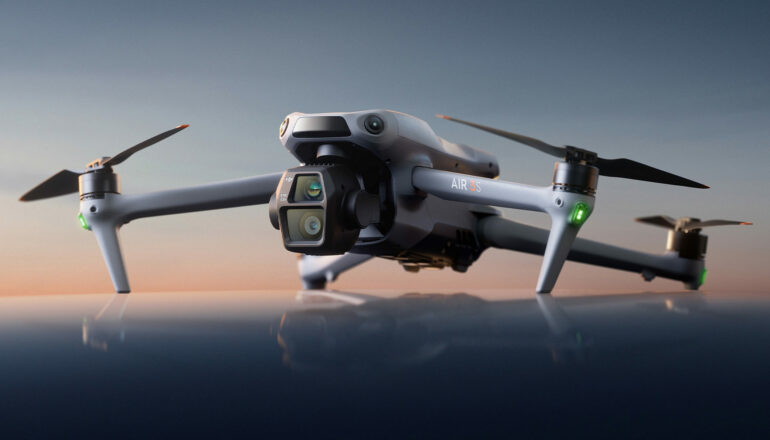 DJI Air 3S Drone with 1-inch Main Camera and Front-facing LiDAR Sensor Announced