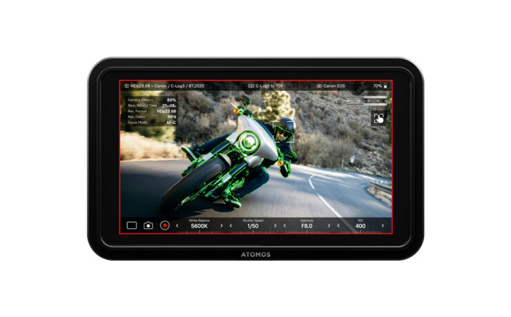 Atomos Shinobi II Firmware 11.02.00 Adding "Touch to Focus" and Camera Control on Selected Cameras