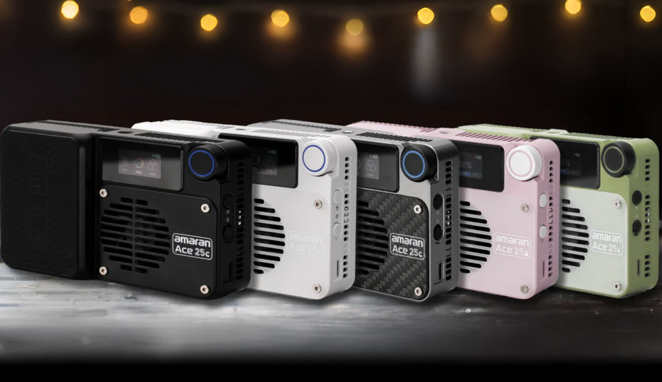 amaran Ace 25x and 25c Introduced - Portable,  Powerful Lights for Creators on the Go