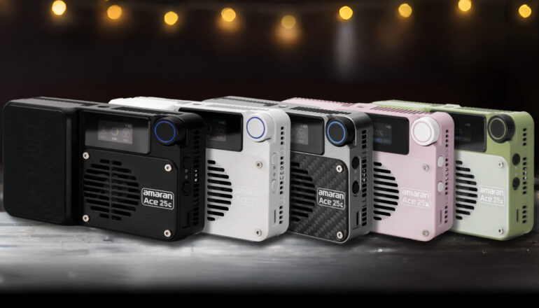 amaran Ace 25x and 25c Introduced - Portable,  Powerful Lights for Creators on the Go