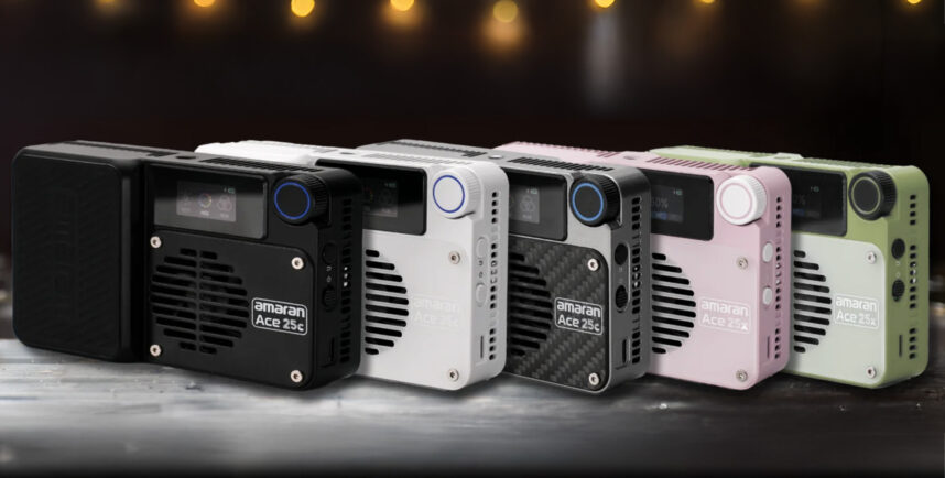 amaran Ace 25x and 25c Introduced - Portable,  Powerful Lights for Creators on the Go