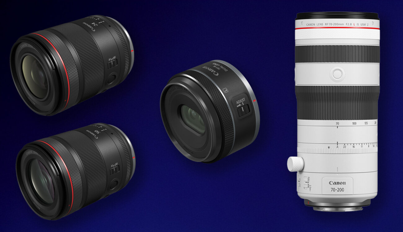 Canon Four New RF Lenses Announced - For Year-End Release