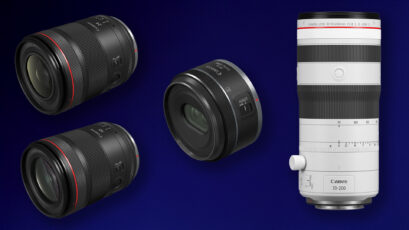 Canon Four New RF Lenses Announced - For Year-End Release