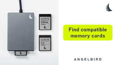 Find Compatible Memory Cards from Angelbird