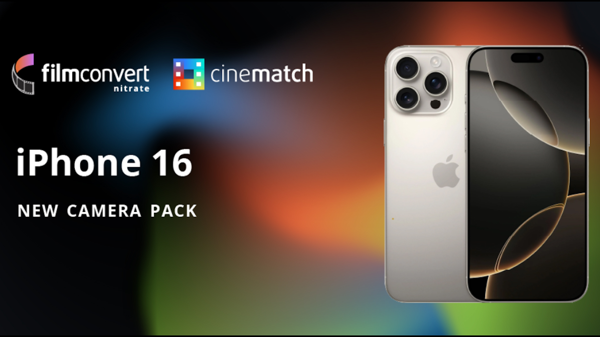 FilmConvert Nitrate and CineMatch Add iPhone 16 Pro Support