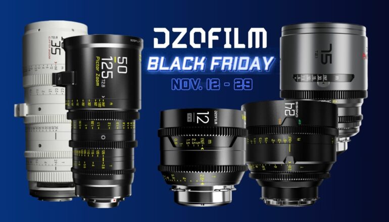 DZOFILM Black Friday Mega Sale Launched - Big Discounts and Giveaways