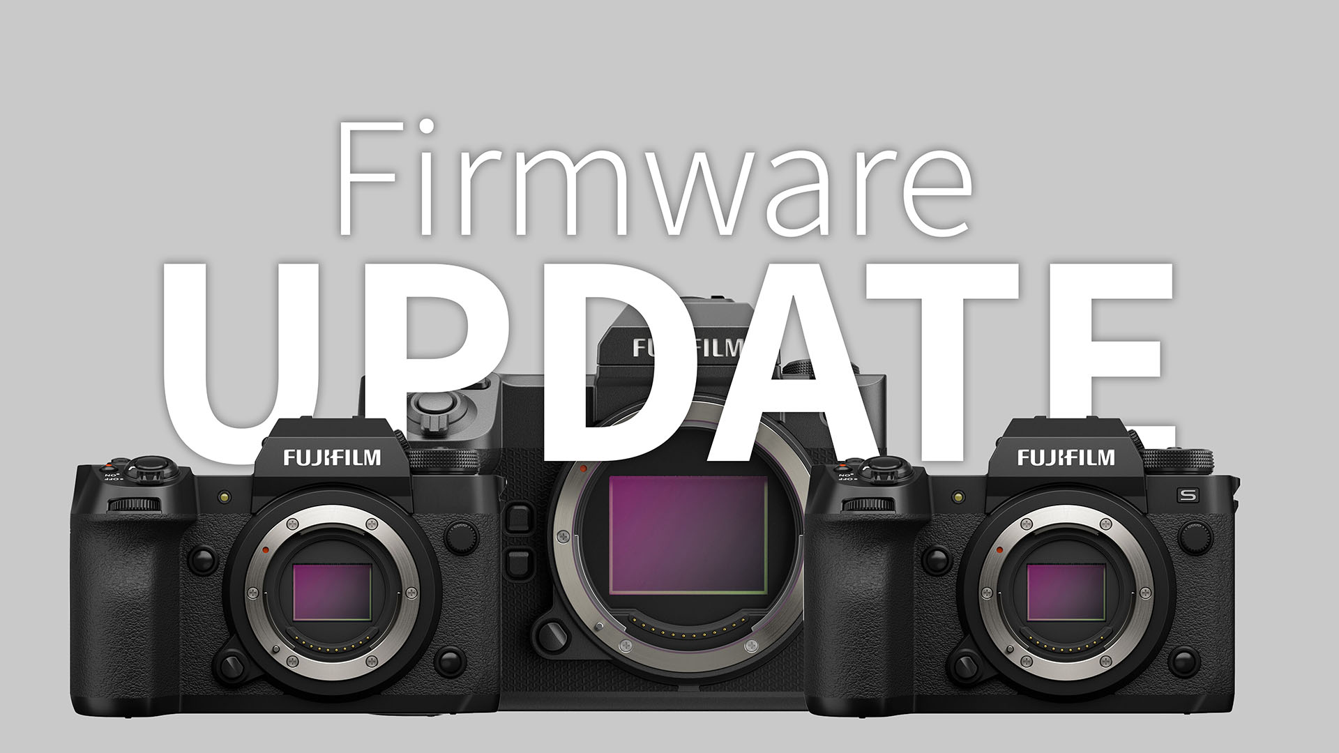 FUJIFILM Firmware Update for Flagship Cameras Announced – F-Log2 C, Improved AF, and More