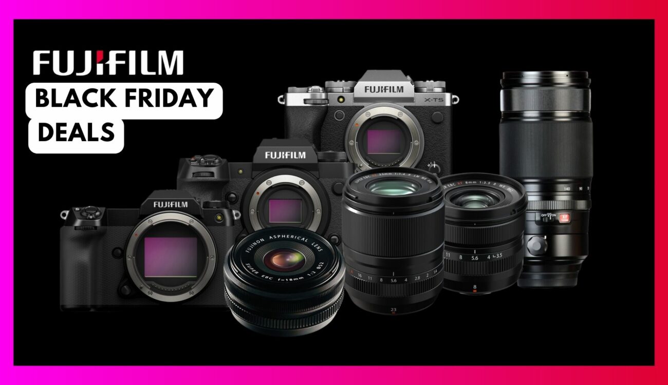 FUJIFILM Black Friday Deals on GFX100S II, FUJINON Lenses, and X-H2 & X-H2S Accessories