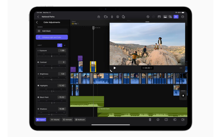 Final Cut Pro for iPad 2.1 - Enhance Light and Color Added