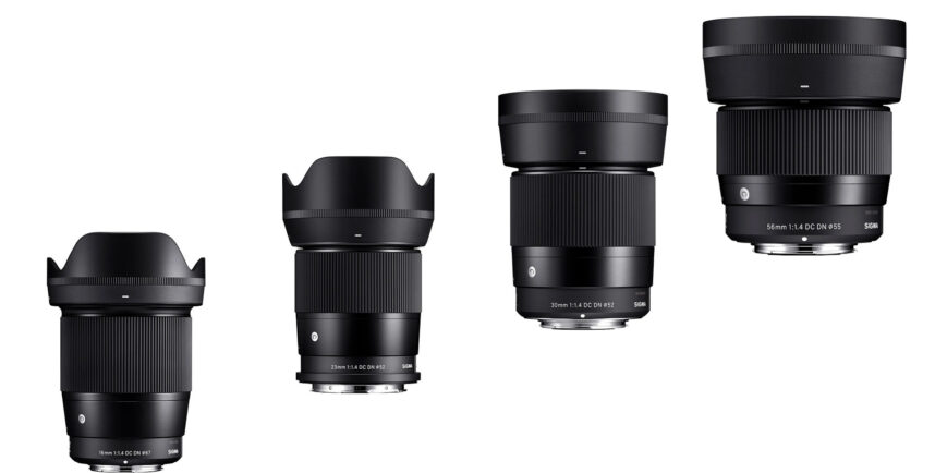 SIGMA Contemporary Line Adds Four AF Lenses for Canon RF APS-C Cameras