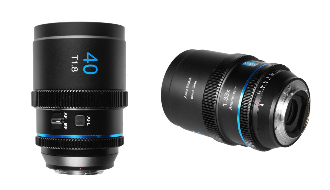 SIRUI 40mm T1.8 1.33x S35 AF Anamorphic Lens Announced on Indiegogo