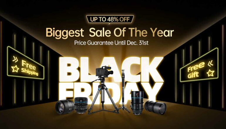 SIRUI Black Friday Deals - Save Up to 48% on Gear