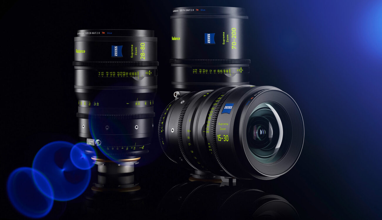 ZEISS Supreme Zoom Radiance Zoom Lens Trio Unveiled