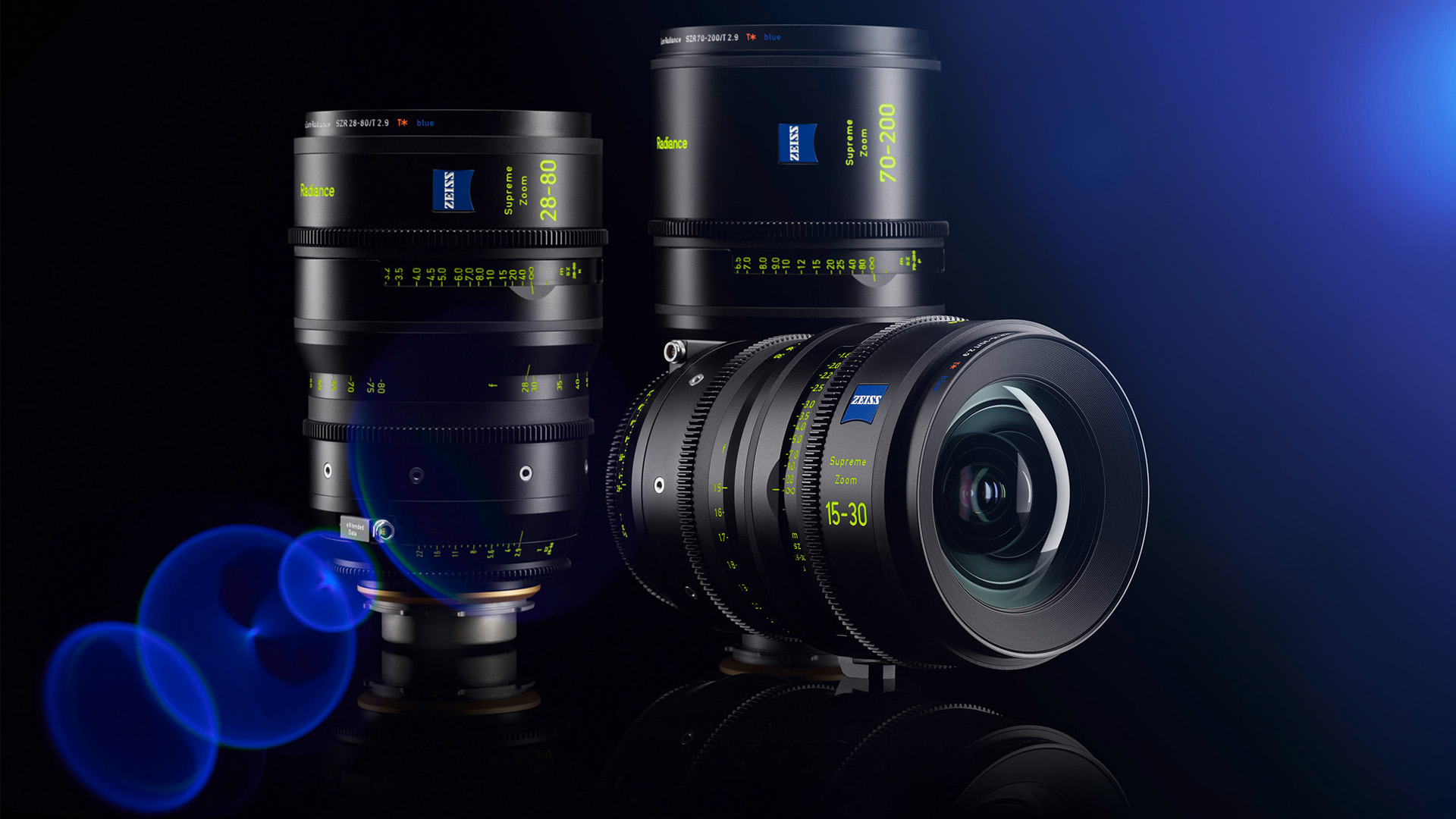 ZEISS Supreme Zoom Radiance Zoom Lens Trio Unveiled