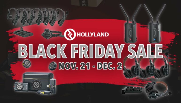 Hollyland Black Friday Deals - Offers on Wireless Audio, Intercom Products, and More