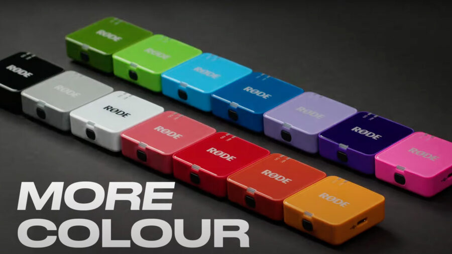 The RØDEWireless GO (Gen 3) is now available in 14 different colors