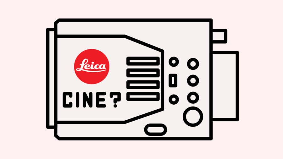 Leica Cine camera mockup for poll