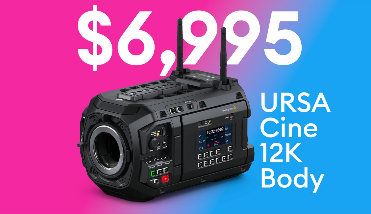 Blackmagic Design URSA Cine 12K for $7K Launched