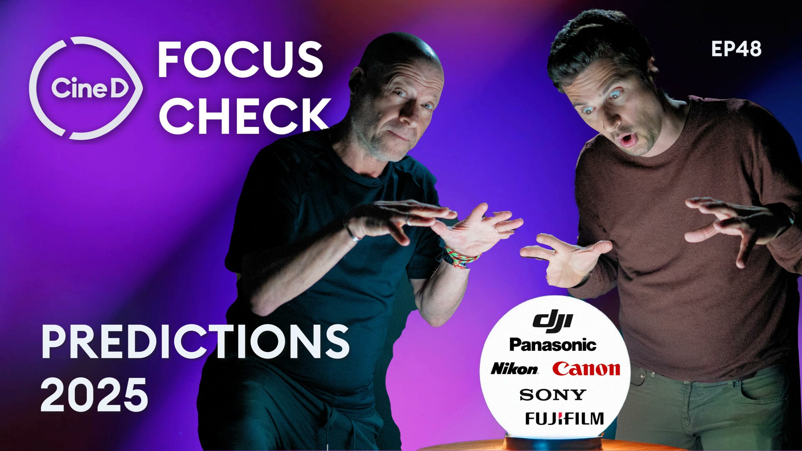 Camera Predictions 2025 –  What Do We Expect from BMD, Canon, DJI, FUJIFILM, Nikon, Panasonic,  and Sony? – CineD Focus Check ep48