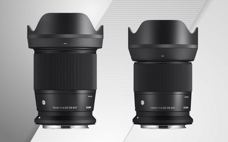 SIGMA 16mm F1.4 DC DN | Contemporary and 23mm F1.4 DC DN | Contemporary for Canon RF Mount Released