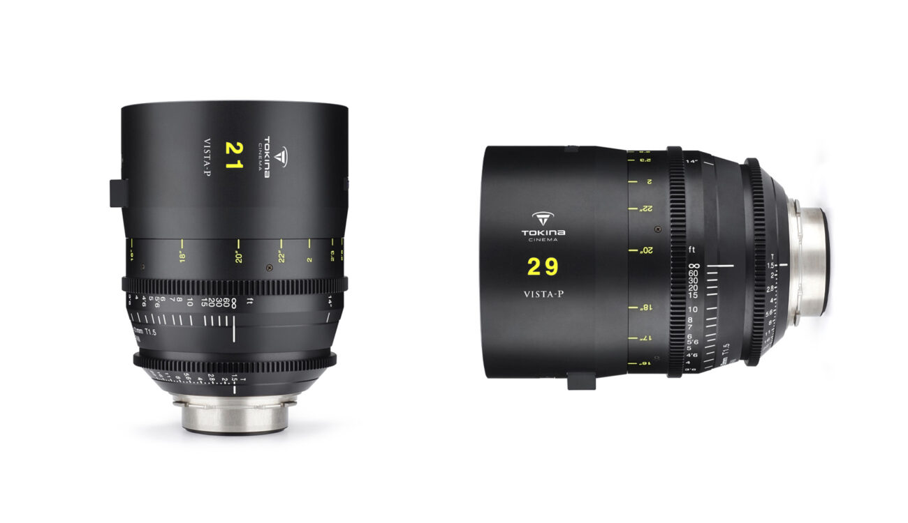 Tokina Cinema Vista-P Series Expands with 21mm and 29mm T1.5 Lenses