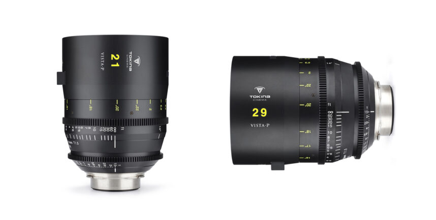 Tokina Cinema Vista-P Series Expands with 21mm and 29mm T1.5 Lenses